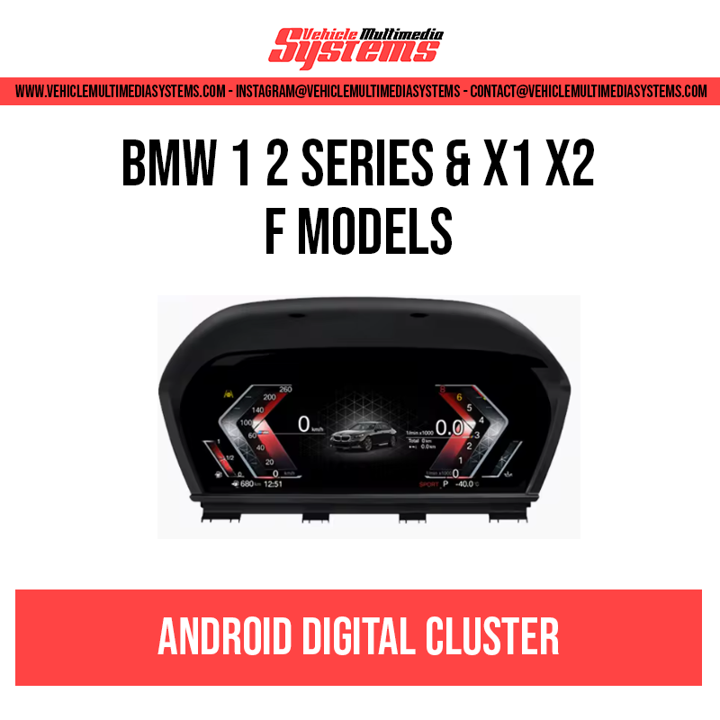 BMW 1 & 2 Series & X1 & X2 | F Series | Digital Cluster