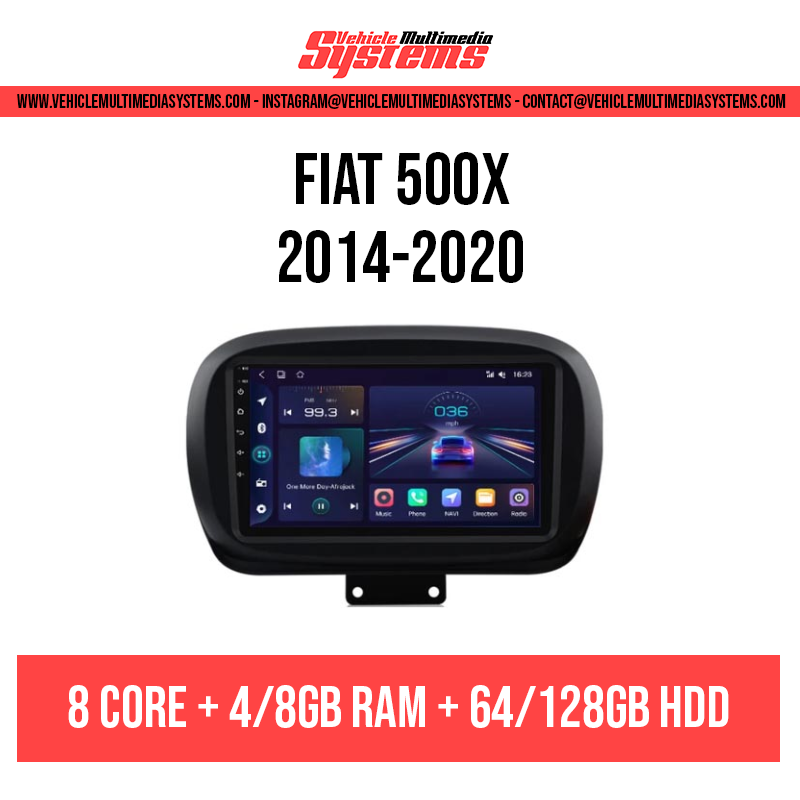 Hodozzy 9-inch Android Autoradio Voor Fiat 500X 2014-2020 – Met Carplay, Android Auto, GPS En Achteruitrijcamera 2 miniatura