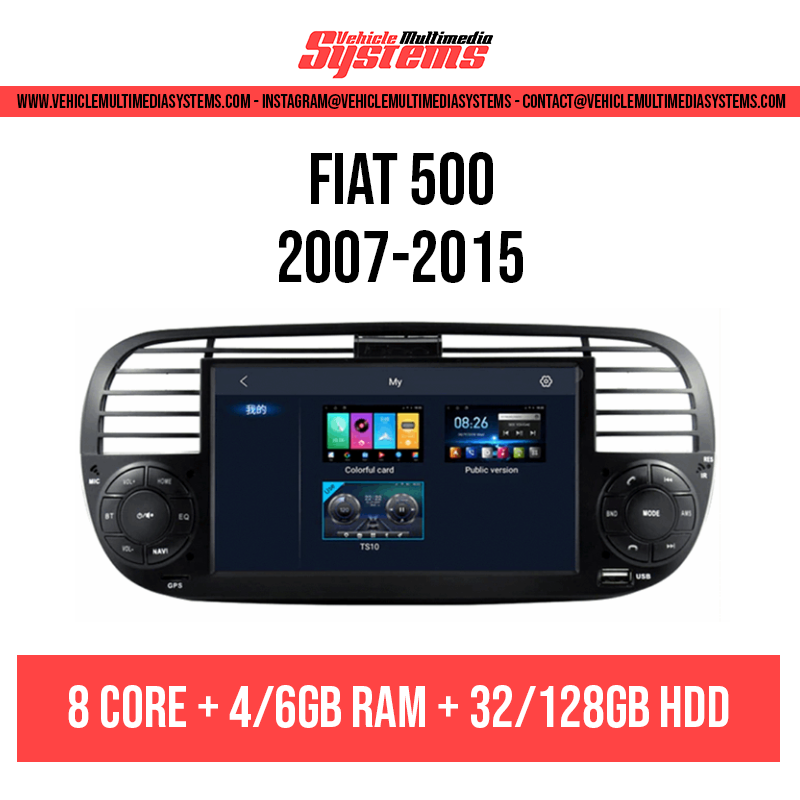Fiat 500 | 2007-2015 | Android Screen