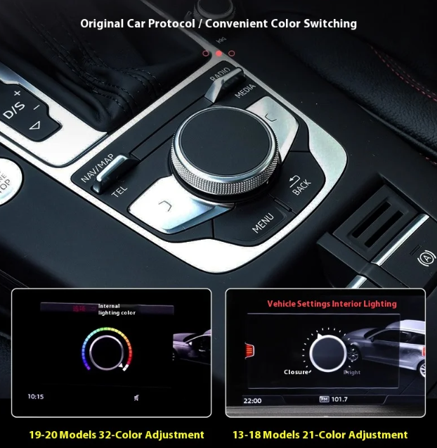 Audi A3/S3/RS3 | 8V | OEM Style Ambient Lighting Kit