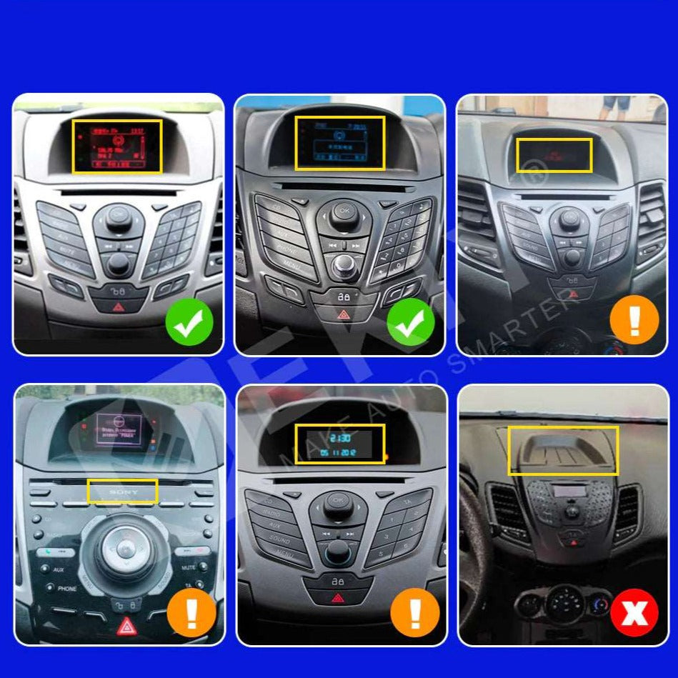 Ford Fiesta | 2009-2016 | Android Screen VMS