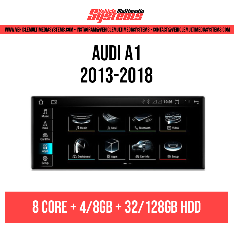 Audi A1 | 2010-2018 | Android Screen