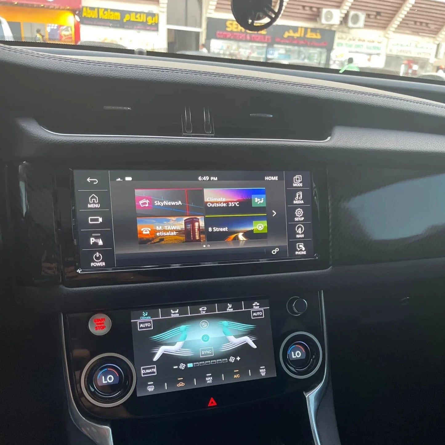 Jaguar F-Pace | 2016-2019 | Android Screen + AC Panel