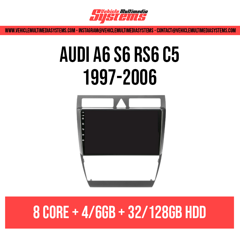 Audi A6 C5 S6 RS6 | 1997-2006 | Android Screen