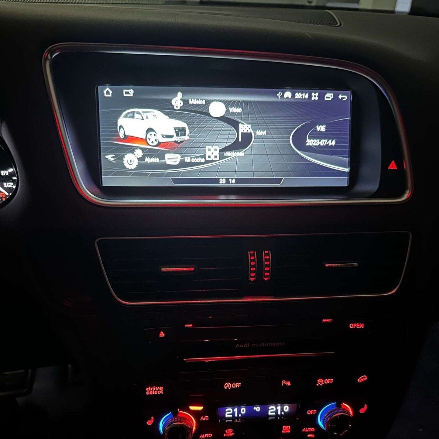 Audi Q5 | 2009-2017 | Android Screen