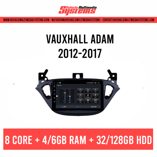 Vauxhall Adam | 2012-2017 | Android Screen