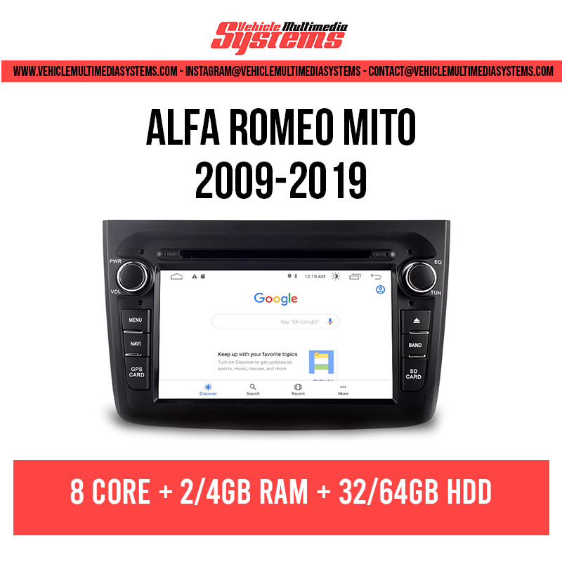 Alfa Romeo Mito | 2009-2019 | Pantalla Android