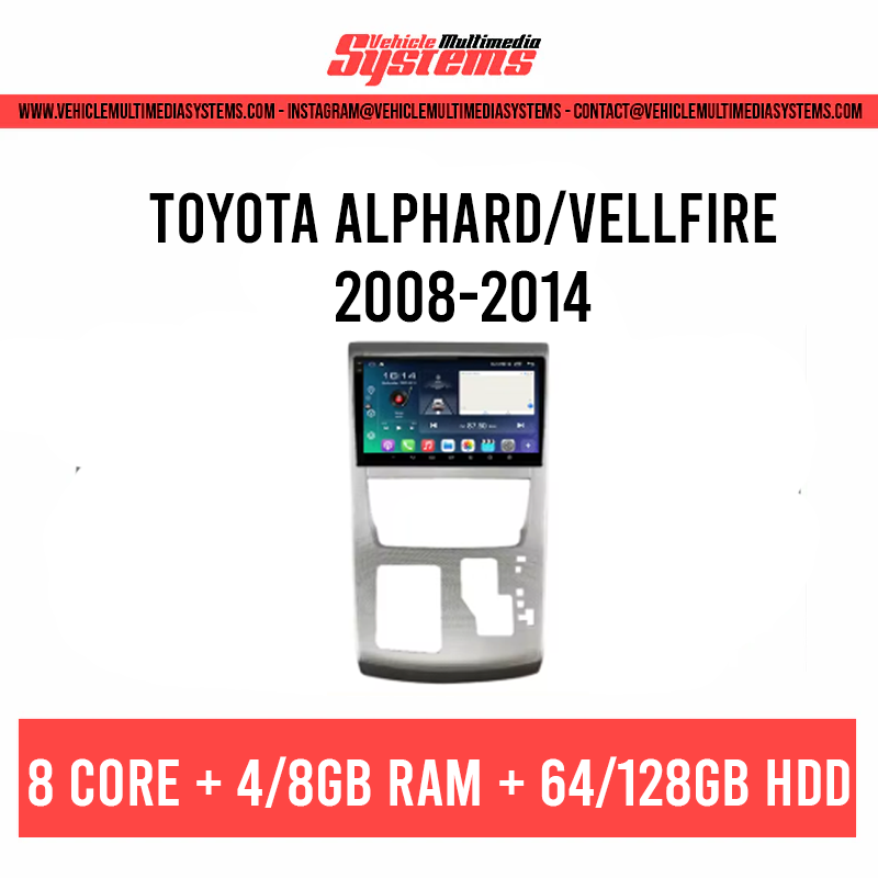 Toyota Alphard/Vellfire | 2008-2014 | Android Screen