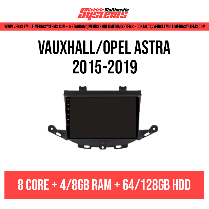 Vauxhall/Opel Astra | 2015-2019 | Android Screen