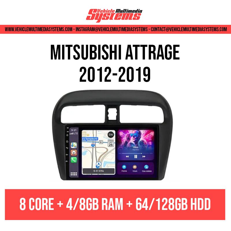 Mitsubishi Attrage | 2012-2019 | Android Screen