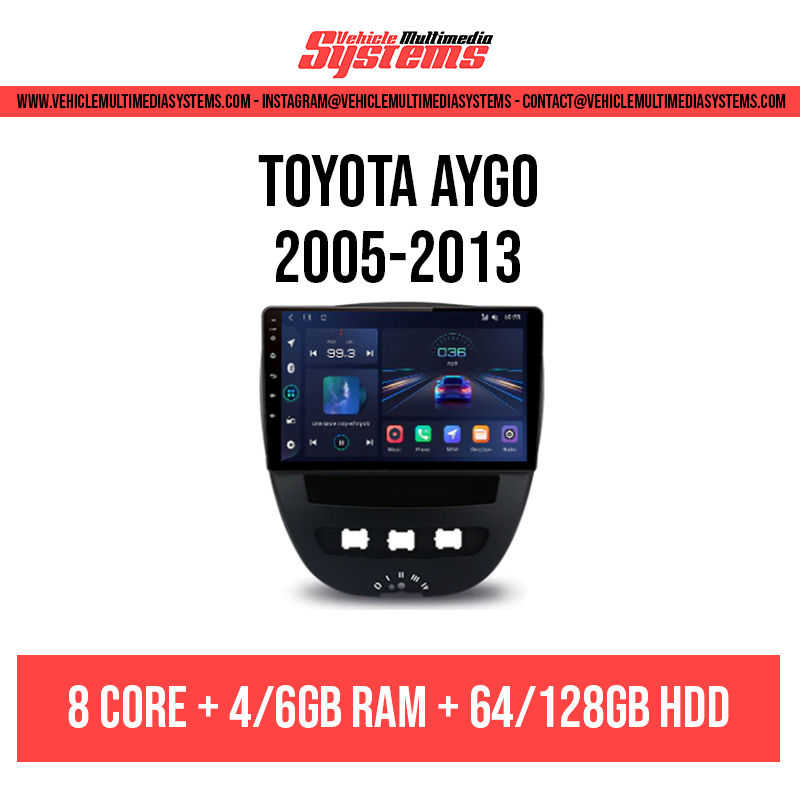 Toyota Aygo | 2005-2013 | Pantalla Android