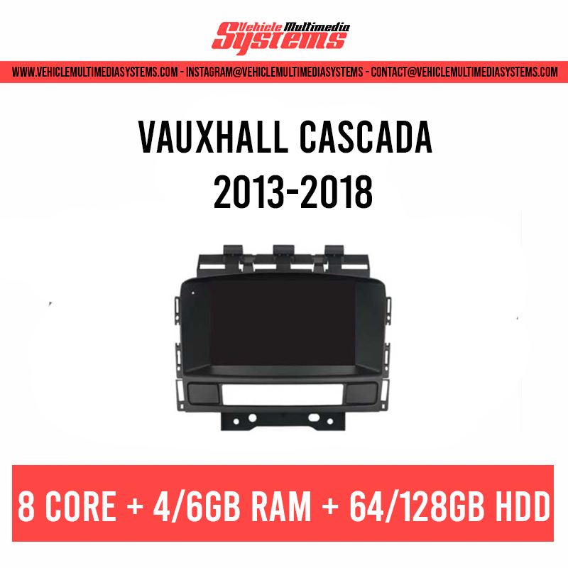 Vauxhall Cascada | 2013-2018 | Android Screen