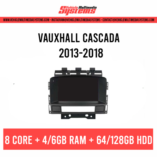 Vauxhall Cascada | 2013-2018 | Android Screen