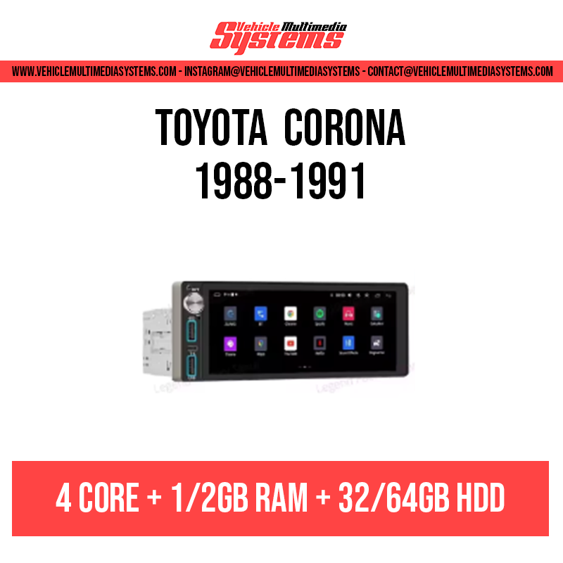 Toyota Corona | 1988-1991 | Android Screen