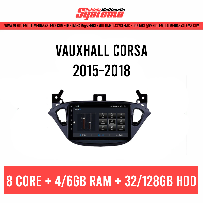 Vauxhall Corsa | 2015-2018 | Android Screen