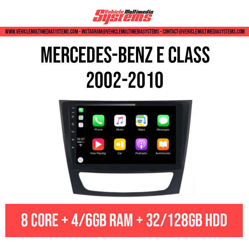 Mercedes-Benz Clase E | 2002-2010 | Pantalla Android