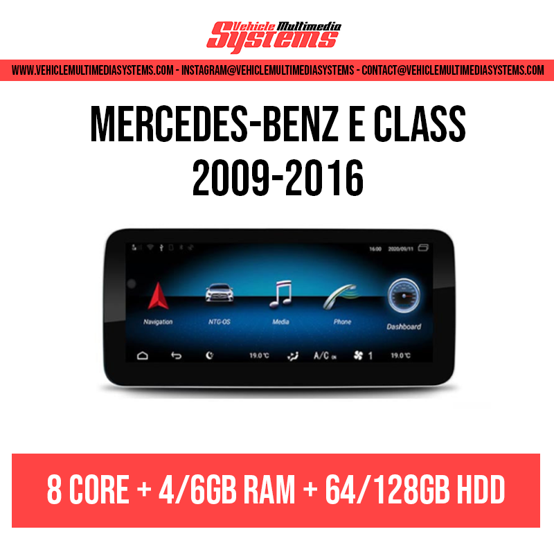 Mercedes-Benz E Class | 2009-2016 | Android Screen