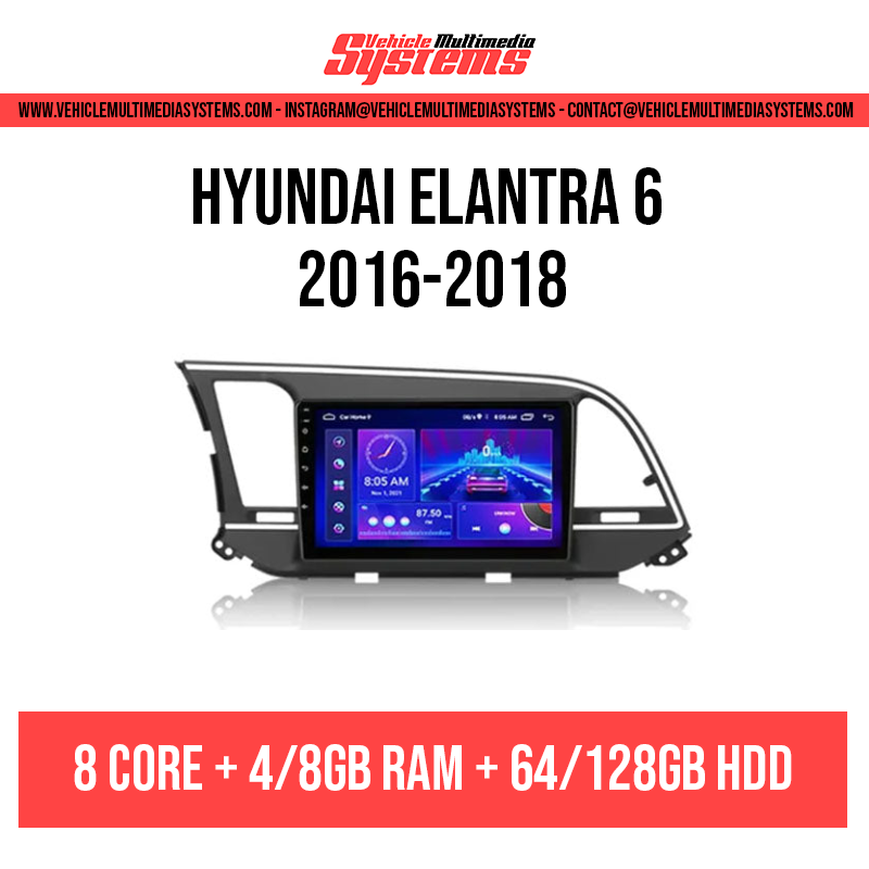 Hyundai Elantra 6 | 2016-2018 | Pantalla Android