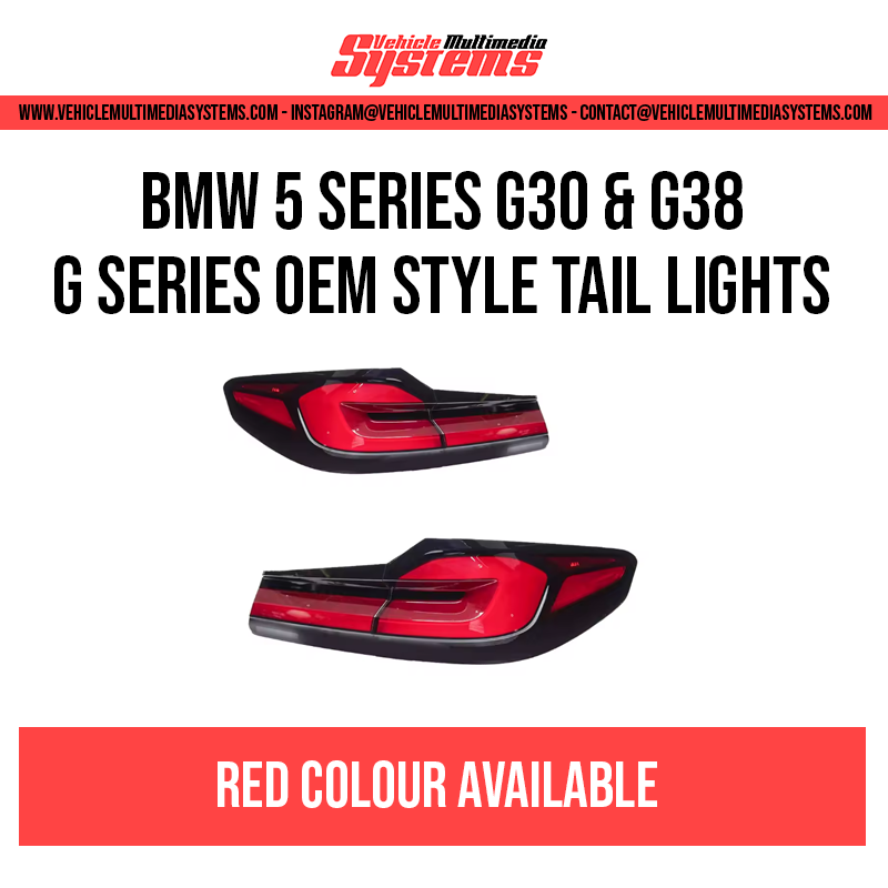 BMW 5 Series | G30 G38 | G SERIES OEM STYLE LED TAILLIGHTS