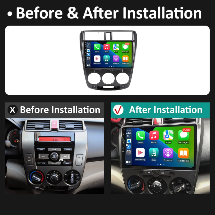 Honda Jazz | 2002-2007 | Pantalla Android