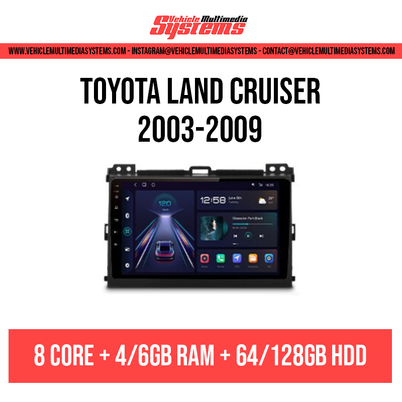 Toyota Land Cruiser | 2003-2009 | Pantalla Android