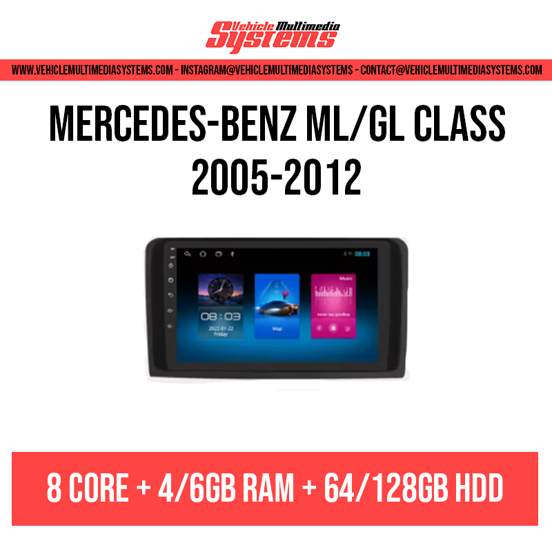 Mercedes-Benz ML/GL | 2005-2012 | Android Screen