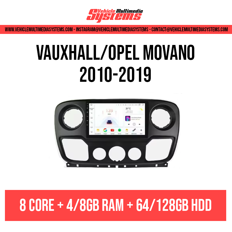 Vauxhall Vivaro | 2015-2018 | Pantalla Android