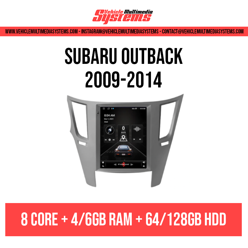 Subaru Outback | 2009-2014 | Pantalla Android | Estilo Tesla