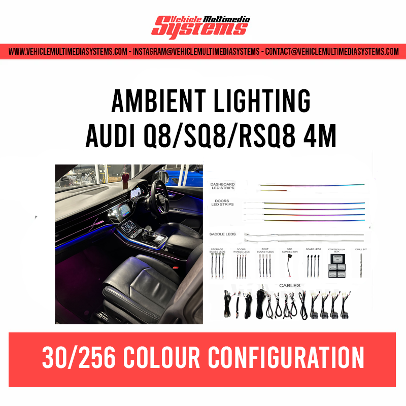 Audi Q/SQ/RSQ8 | 4M | OEM Style Ambient Lighting Kit