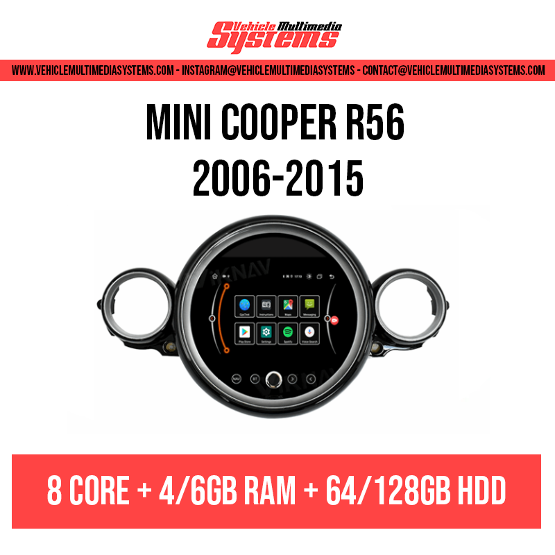 MINI Cooper R56 | 2006-2015 | Android Screen– Vehicle Multimedia