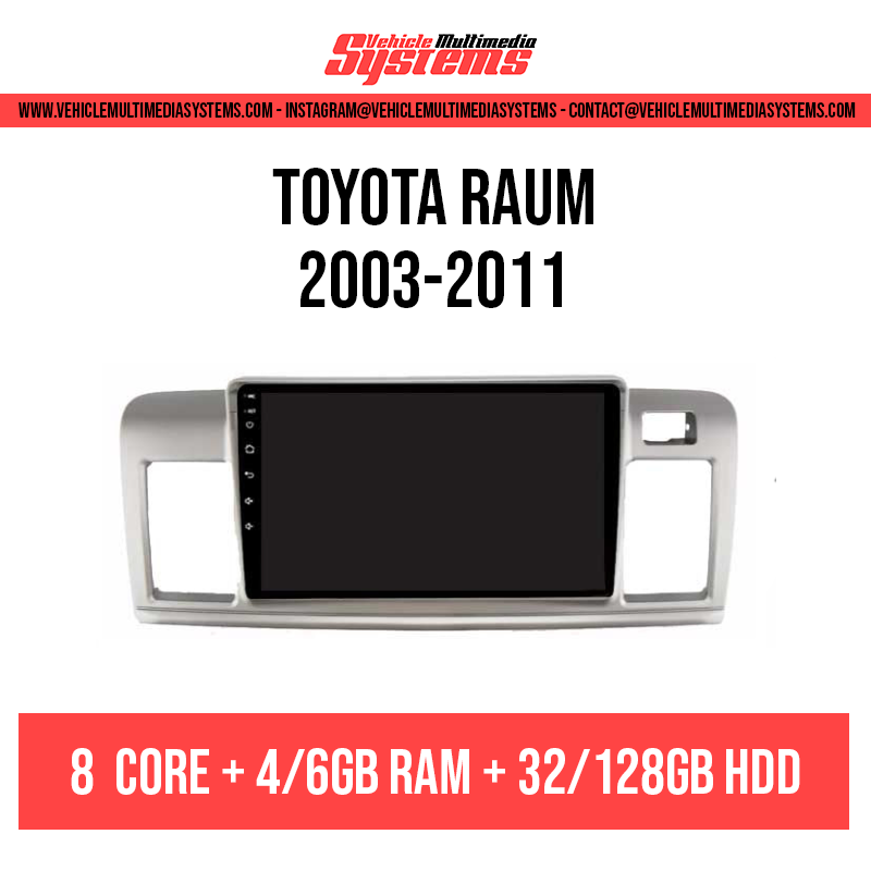 Toyota Raum | 2003-2011 | Pantalla Android | RHD