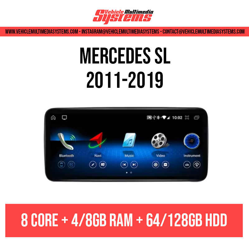 Mercedes-Benz SL-Class | 2011-2019 | Android Screen