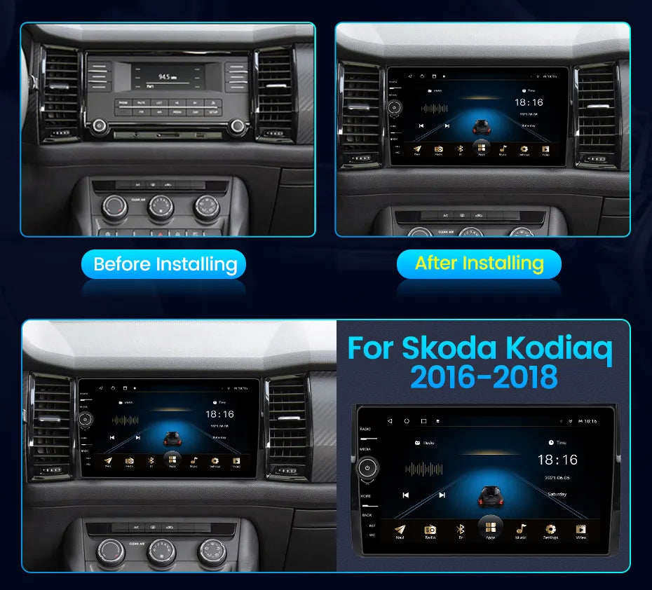 Škoda Kodiaq | 2016-2021 | Pantalla de Android