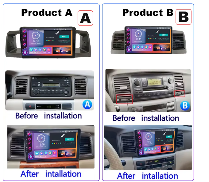 Toyota Raum | 2003-2011 | Pantalla Android | RHD