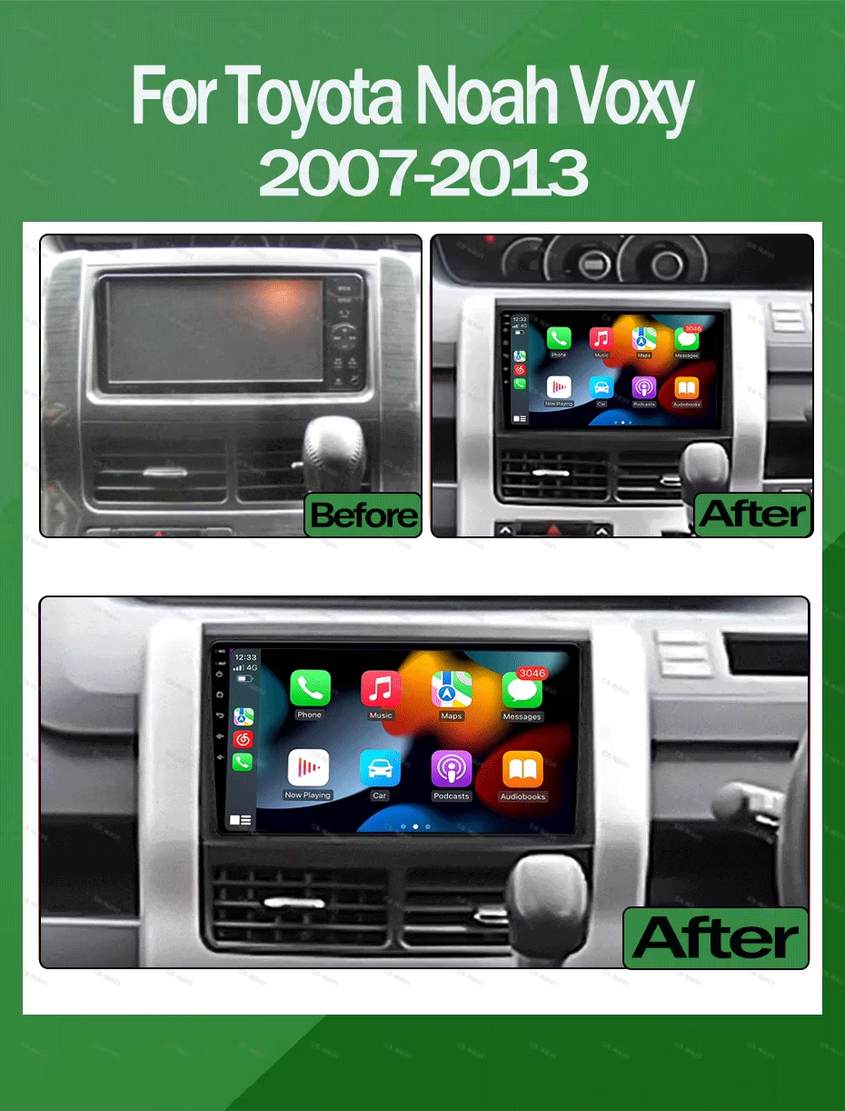 Toyota Noah | 2007-2013 | Android Screen |