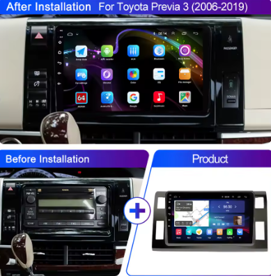 Toyota Previa | 2006-2019 | Android Screen