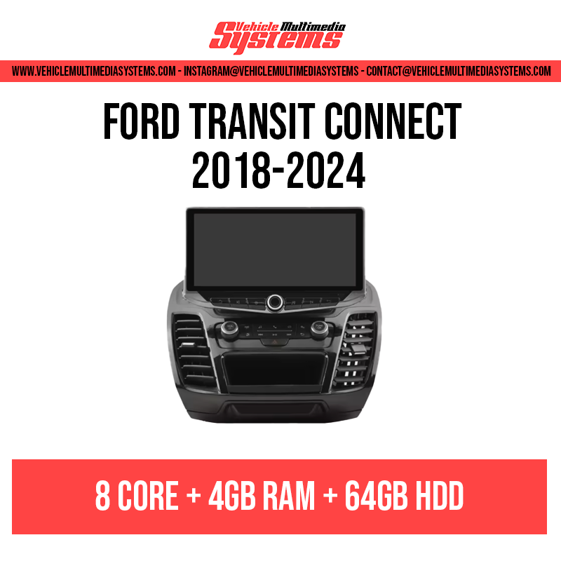 Ford Transit Connect | 2018-2024 | Android Screen