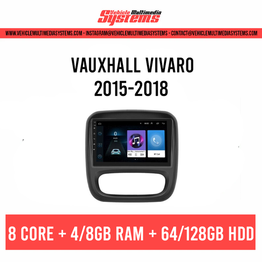 Vauxhall Vivaro | 2015-2018 | Android Screen