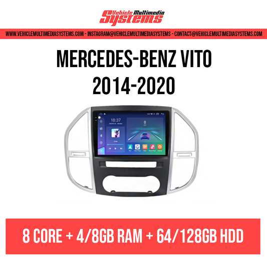 Mercedes Benz Vito | 2014 - 2020 | Android Screen