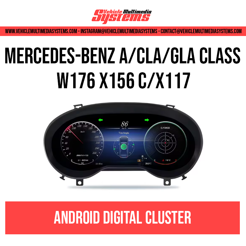 Mercedes Benz A/CLA/GLA Class | W176 C/X117 X156 | Digital Cluster
