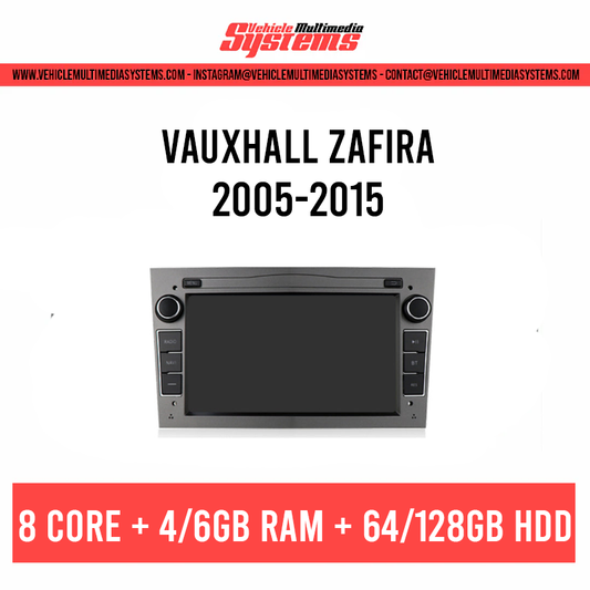Vauxhall Zafira | 2005-2015 | Android Screen