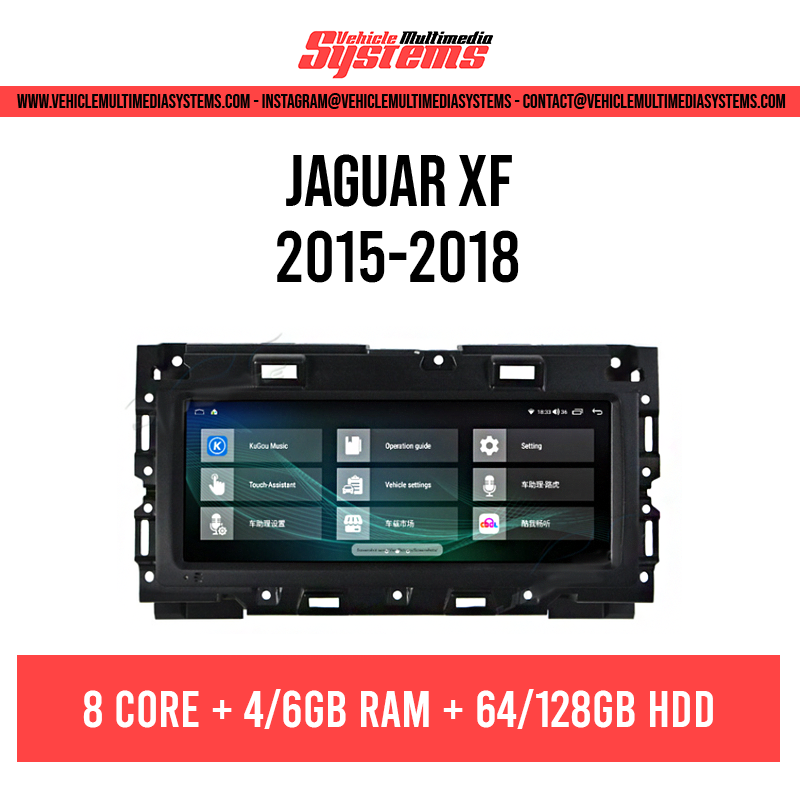 Jaguar XF | 2015-2018 | Pantalla Android + Panel AC