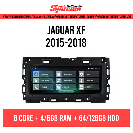 Jaguar XF | 2015-2018 | Pantalla Android + Panel AC