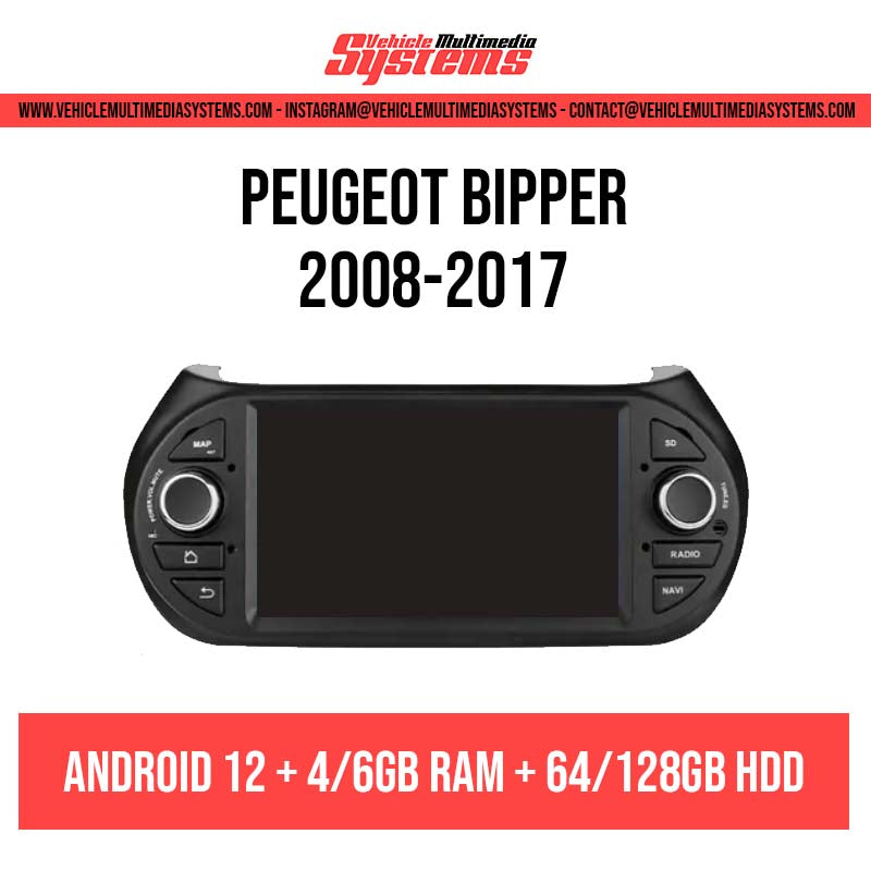 Peugeot Bipper | 2008-2017 | Pantalla de Android
