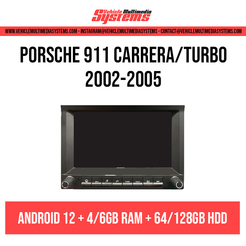 Porsche 911 Carrera/Turbo | 2002-2005 | Pantalla Android