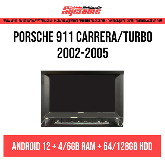 Porsche 911 Carrera/Turbo | 2002-2005 | Pantalla Android