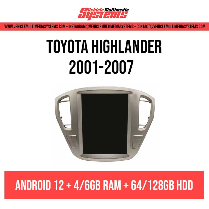 Car Dash Board Mat for Toyota Highlander 2001-2007, Dashboard Cover Car Dash Board Mat for Toyota Highlander 2001-2007, Dashboard Cover