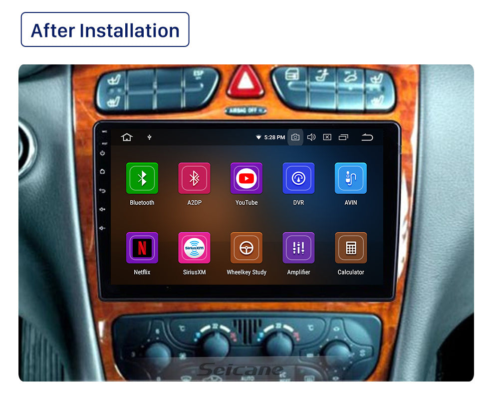 Mercedes-Benz C-Class | 2001-2005 | Android Screen VMS