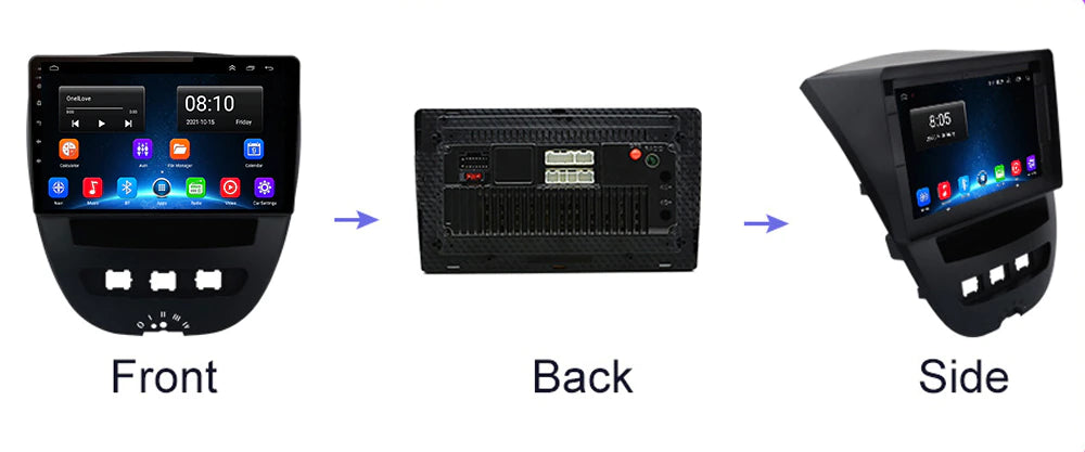 Citroen C1 | 2005-2014 | Android Screen VMS