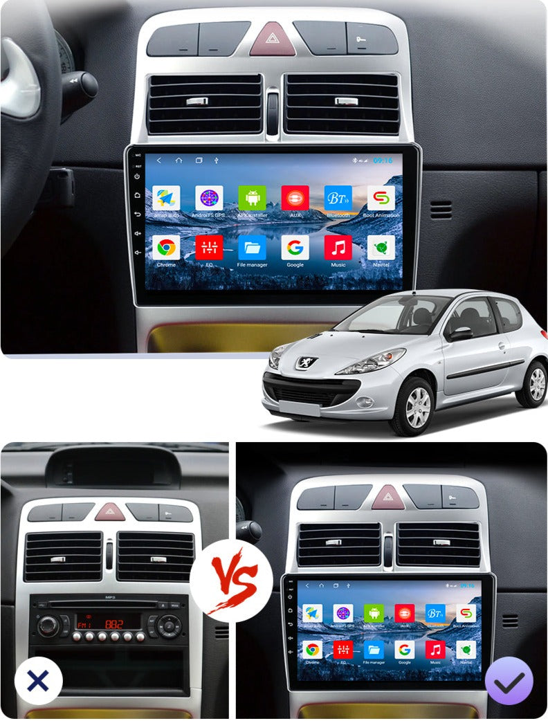 Peugeot 307 | 2003-2013 | Android Screen VMS